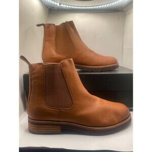 KORK-EASE Bristol Brown Leather Chelsea Boot Brown Luggage 9M (KE0018806)